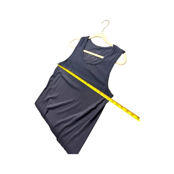 Frank and Eileen Womens Black Midi Tank Dress Sz Medium ? assymetrical - Picture 5 of 10